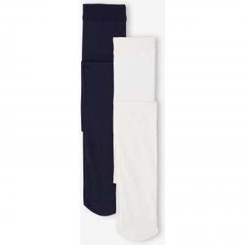 Collants fille marine