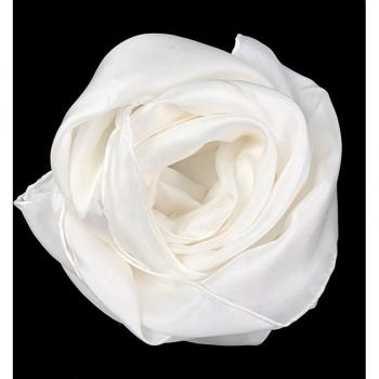 Long Silk Scarf Plain White 8mm Habotai for Dyeing