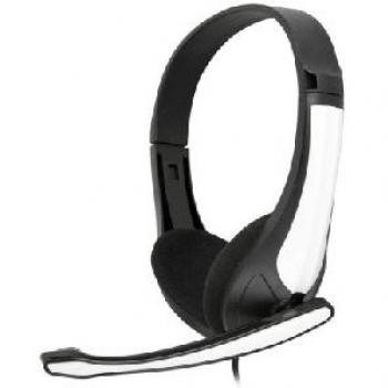 Omega Freestyle Casco Equipado con Mic PC FH4088 Blanco