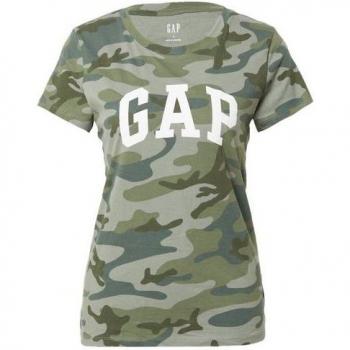 Camiseta Verde Pastel con Logo GAP