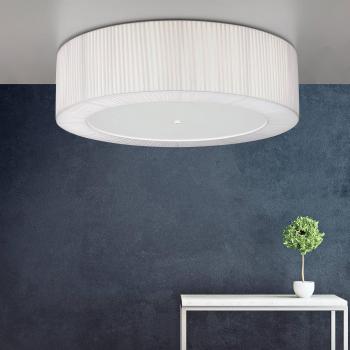 Plafoniera Aldabra Bianco 80 cm in Tesso