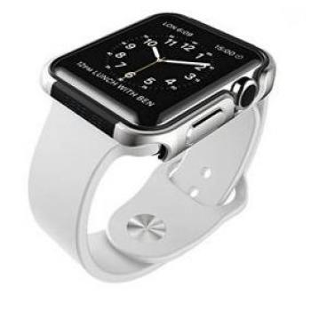Coque Xdoria Edge Argent 38mm pour Apple Watch