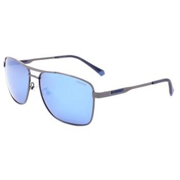 Lunettes de soleil Polaroid PLD 2136 / G / S / X KJ1‑5X 59 – Style Gunmetal pour hommes