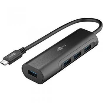 Connettore Goobay 77502 4 porte USB-C nero