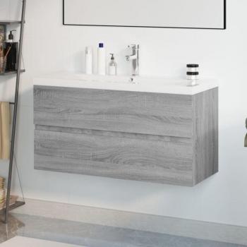TORANA Mueble de baño con lavabo de madera contrachapada