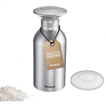 Westmark Gastro‑Salzstreuer Omega – Aluminium, Deckel, 650 ml