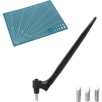 Kit de gravure manuelle avec lames tournantes