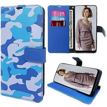 Leather Folio Stand Cover for Galaxy A12 5G (6.5 inch)