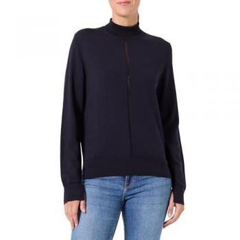 BOSS C_Faghettini 50551356 Rollkragenpullover – Dunkelblau, Regular Fit Damen