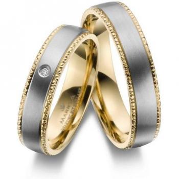 MARRYA Titan Fingerringe für Paare
