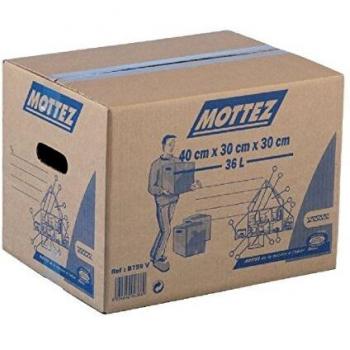 Caja portátil de cartón 36 l para traslado