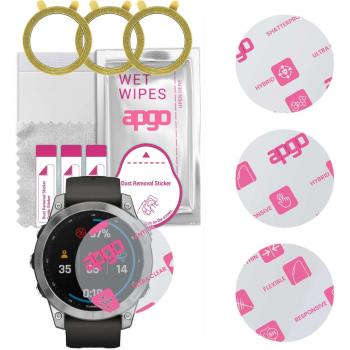 3x apgo Scratch-Resistant Glass for Garmin Fenix 7 47mm