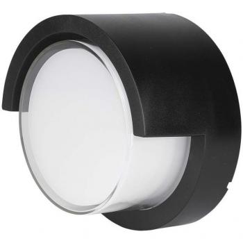 Luce a parete LED da 12 W Sami-frame Black Round 3000K