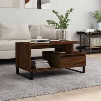 Coffee Table Black 90x49x45 cm vidaXL Engineered Wood