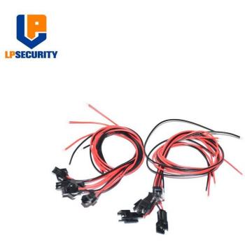 Conector eléctrico SM 2P macho a hembra, 10 pares, 10 cm, para LED y cerraduras