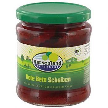 Marschland Bioland Rote Bete Scheiben 370 ml