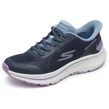 Women’s GO RUN Consistent 2.0 Captiva Slip‑in Sneakers (Navy Blue & Lavender) – Size 8, Machine Washable