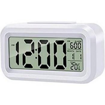 Large Digit Snooze Alarm Clock with Temperature and Calendar
