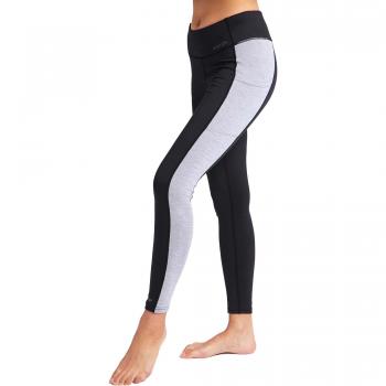 Burton Women's Midweight X Thermal Pants, True Black/Gray Heather, UK Size 8