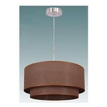 Lampada 1L Sospensione Bicolor Marrone RegX35x35