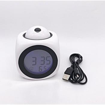 Temperaturanzeige Wecker mit LED-Projektion und Kalender