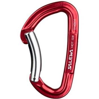 Salewa Mosquetón Hot G3 Bent rojo