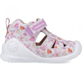 Sandalias Biomecanics 252185 Estampado Blanco – Cierre Adherente