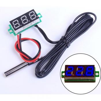 Termómetro Digital con Pantalla 0,28 y Sonda NTC