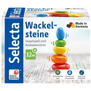 Selecta Stapelspielzeug Wackelsteine aus Holz