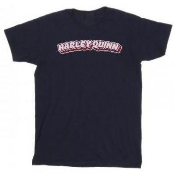 Batman & Harley Quinn Logo Cotton T-Shirt