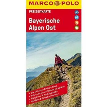 Marco Polo Freizeitkarte Bayerische Alpen Ost