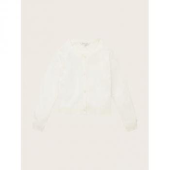 Cardigan Gardenia White per Bambina Tom Tailor