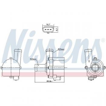 Water Flow Pump for Cooling System – 832121