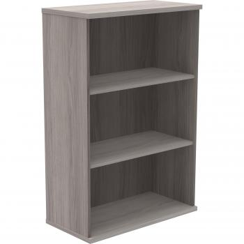 Core 2‑Level Alaskan Grey Oak Bookcase – 1204” Height