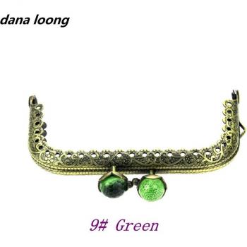 DIY Bag Accessory: Antique Bronze Purse Frame with Square Lotus Head