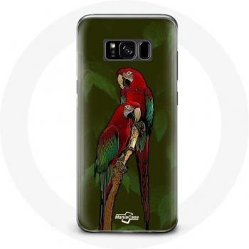Étui Samsung Galaxy S8 Pionus Perroquet Rouge