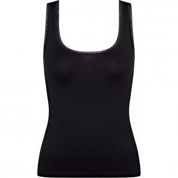 Camisetas sin mangas Sloggi Go mujer, pack de 2, color negro, M