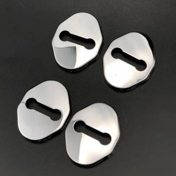 Vehicle Styling Accessory: Car Door Lock Cover with Sticker for Mazda and Mitsubishi Models