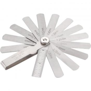Herramienta de medición DRELD, calibrador de 14 hojas, 0,05-1mm