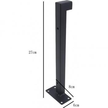 Heavy Duty Industrial Iron Wall Mounted Shelf Bracket 22.8cm