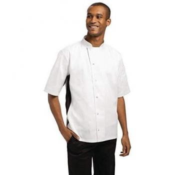 Weißes Chef-Uniform A928‑M Nevada – Mittelgröße
