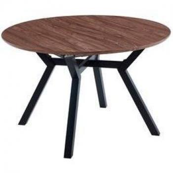 Mesa de comedor extensible Delta 75x120-160 cm forma circular