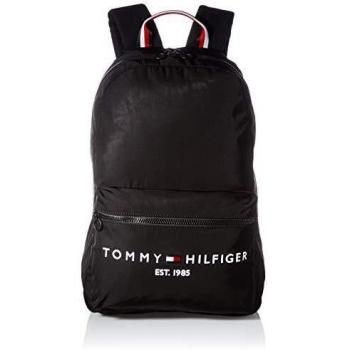 Schwarzer Tommy Hilfiger TH Established Herren‑Rucksack – Größe 1 (Einheit)
