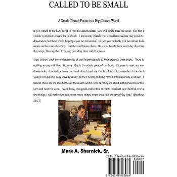 Called to be Small: A Small Church Pastor in a Big Church World