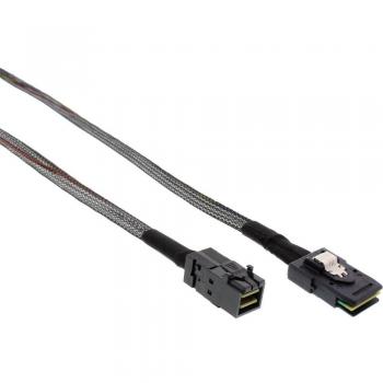 InLine® Mini-SAS HD Kabel, SFF-8643 zu SFF-8087, mit Sideband, 0,5m
