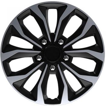 Tapacubos AutoStyle 14 PP 5604SB Plata/Negro