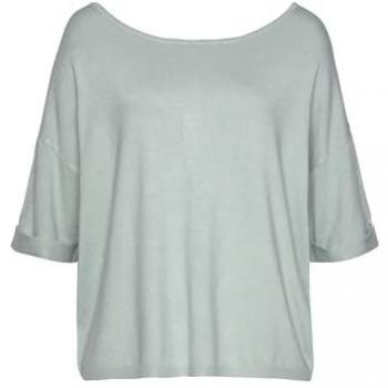 Vivance Feinstrick Kurzarmpullover Damen Hellgrün Gr. 40/42