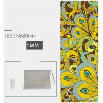 Fitness Yoga Mat 183x68cm Suede