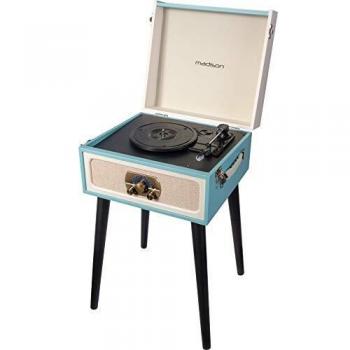 Madison MAD-LPRETRO-MKII Turntable con Bluetooth e Scheda SD