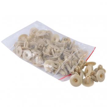 Rivets Bébé pour Pare-chocs Automobile – 50 Pcs, Taille 2,5 x 2 cm